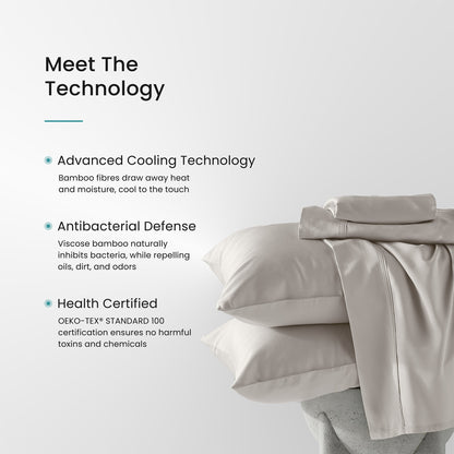 Iced Cooling Bamboo 3 Piece Sheet Set