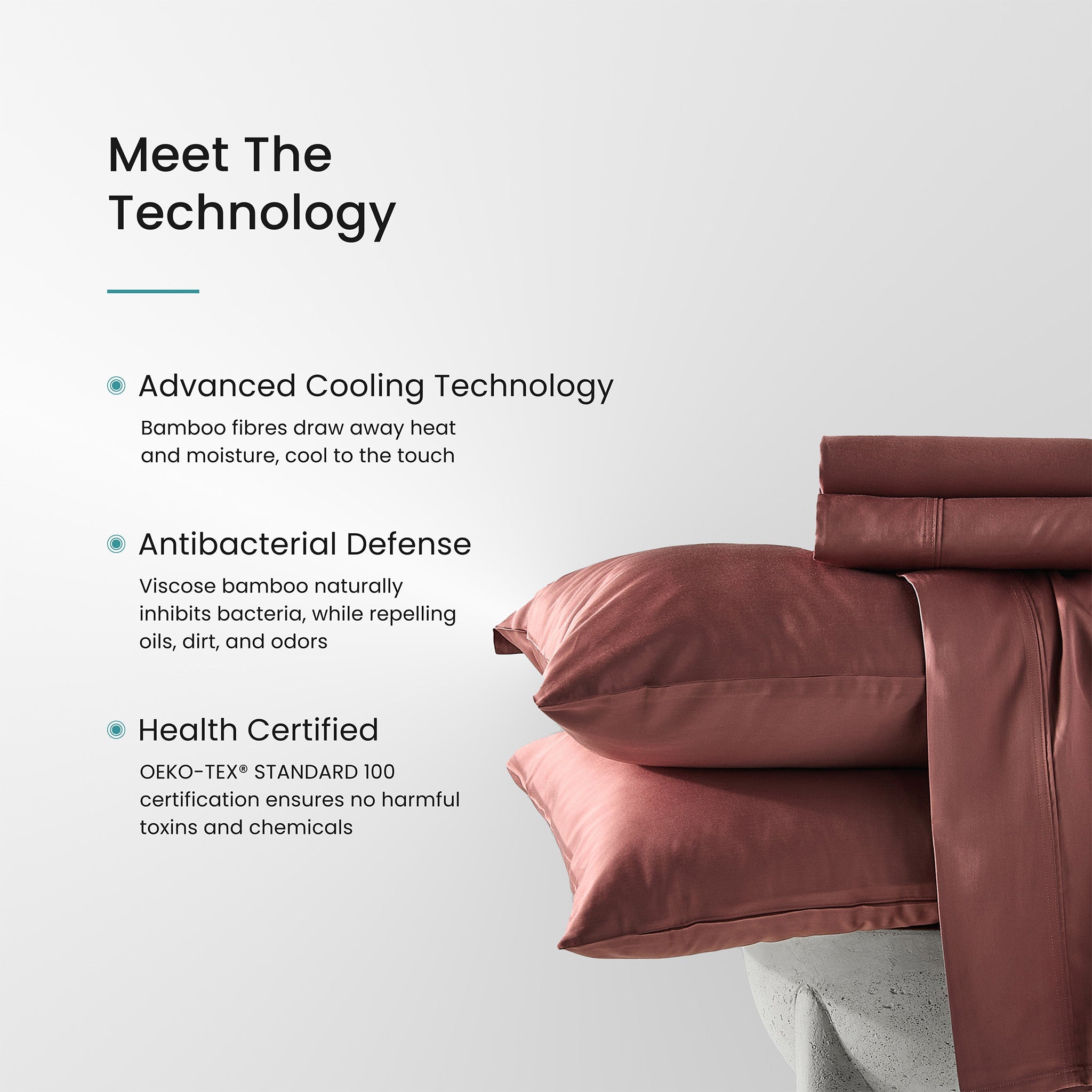 Iced Cooling Bamboo 3 Piece Sheet Set