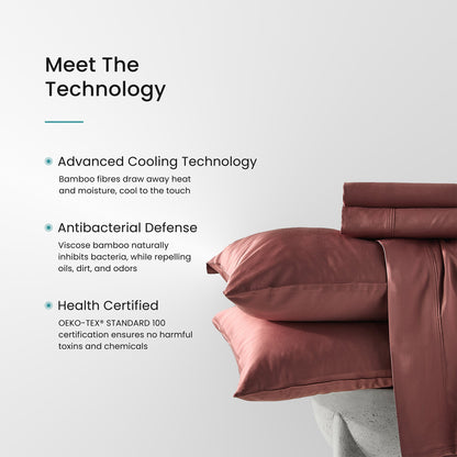 Iced Cooling Bamboo 3 Piece Sheet Set
