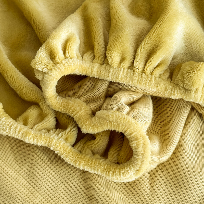 Monogram Luxe Fleece Fitted Sheet
