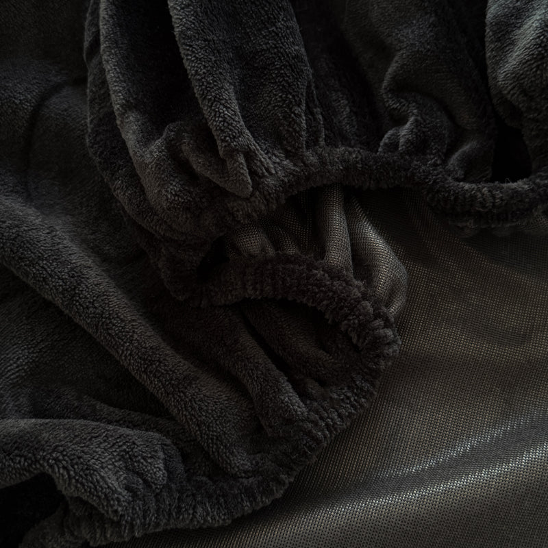 Monogram Luxe Fleece Fitted Sheet