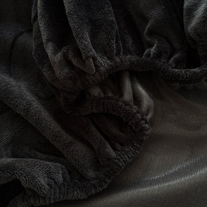 Monogram Luxe Fleece Fitted Sheet