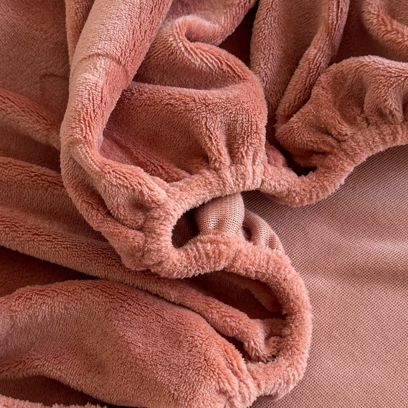 Monogram Luxe Fleece Fitted Sheet