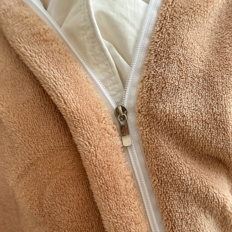 Monogram Luxe Fleece Fitted Sheet
