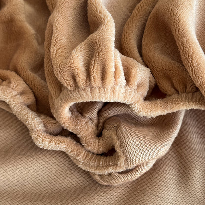 Monogram Luxe Fleece Fitted Sheet