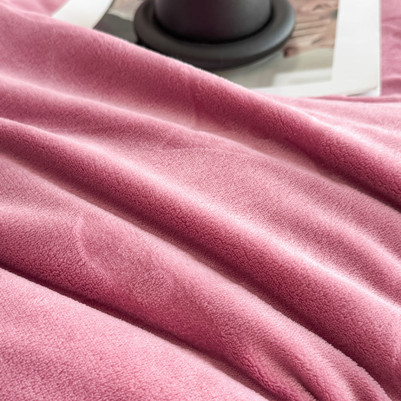 Monogram Luxe Fleece Fitted Sheet