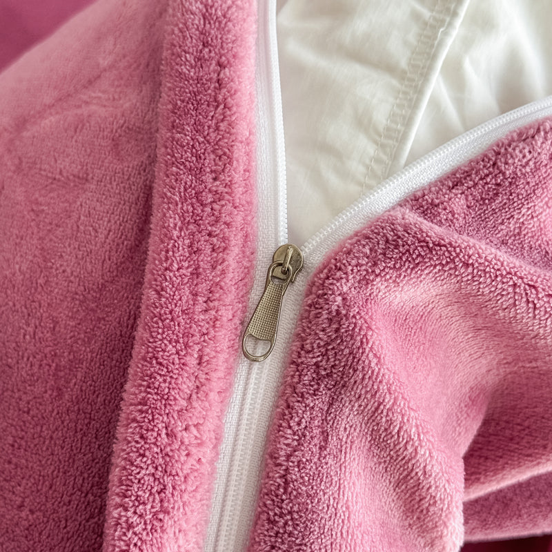 Monogram Luxe Fleece Fitted Sheet