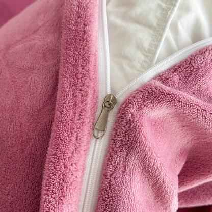 Monogram Luxe Fleece Fitted Sheet