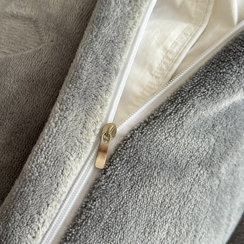 Monogram Luxe Fleece Fitted Sheet