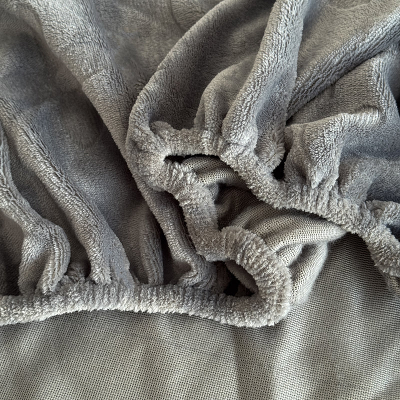 Monogram Luxe Fleece Fitted Sheet