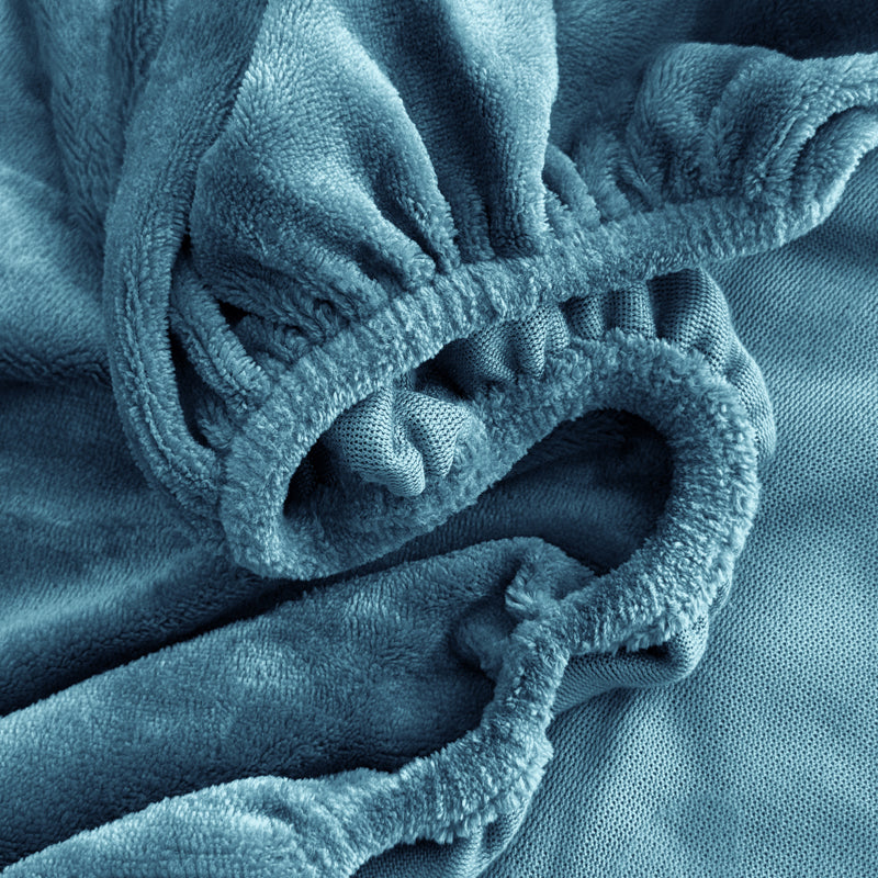 Monogram Luxe Fleece Fitted Sheet