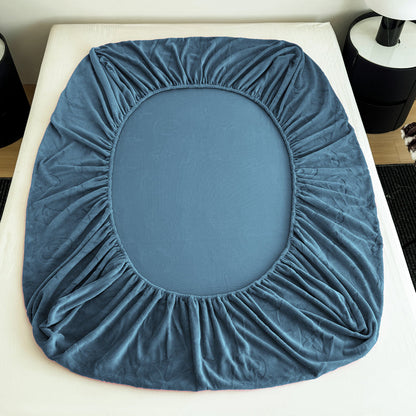 Monogram Luxe Fleece Fitted Sheet
