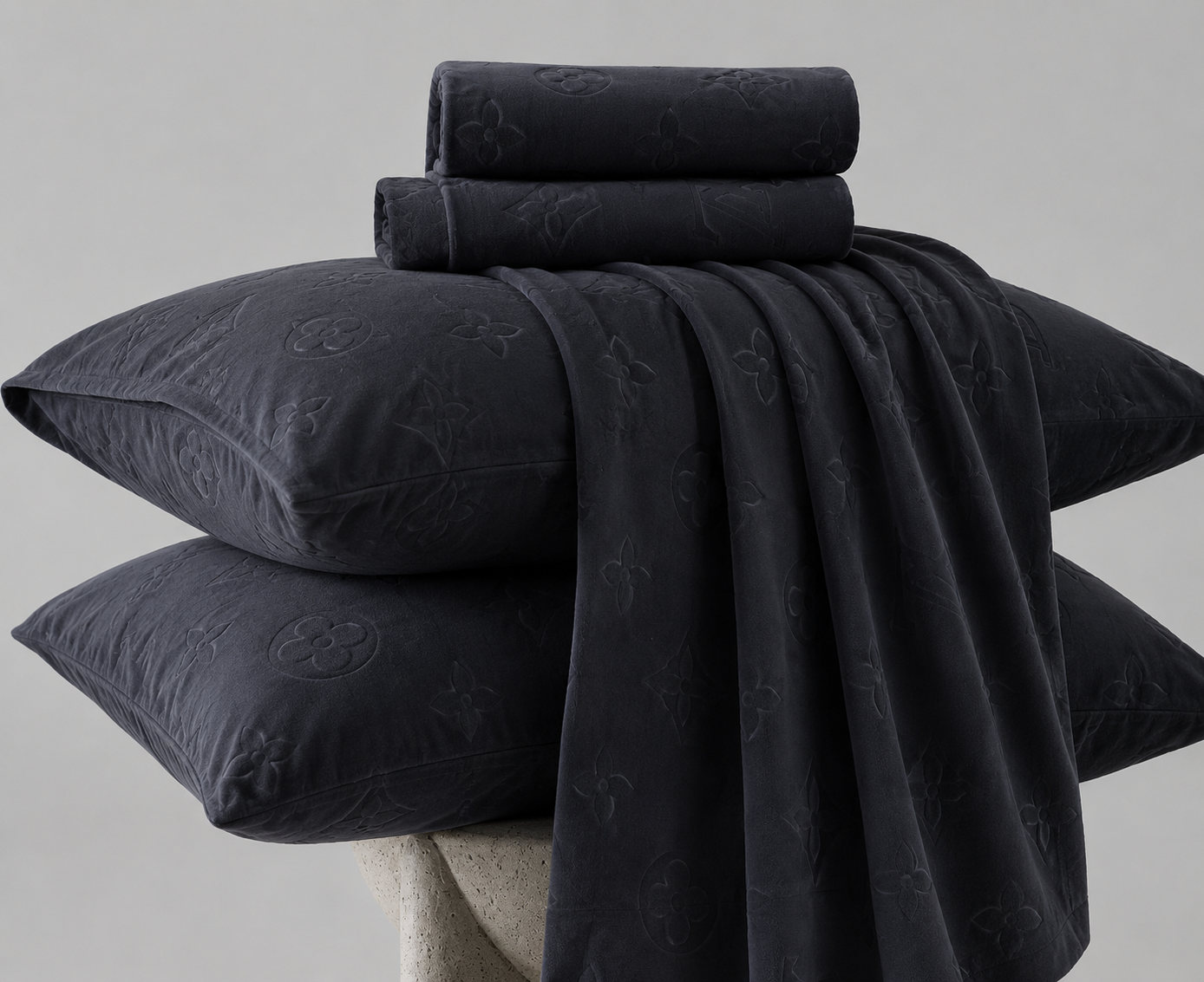 Monogram Luxe Duvet cover Bedding Full Set