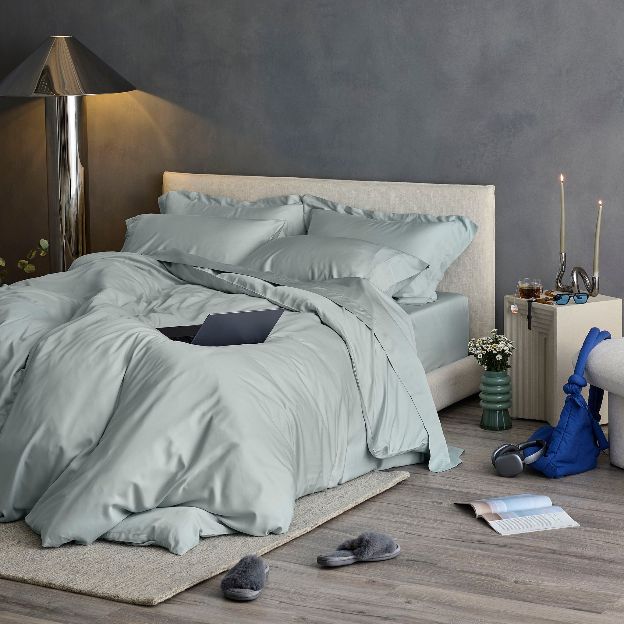 Iced Cooling Bamboo 3 Piece Sheet Set